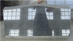 G654 Dark Granite Monument Tombstone Headstone Gravestone
