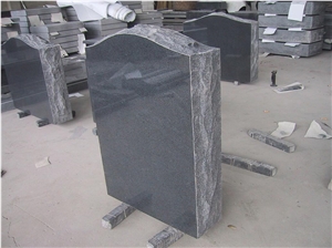 G654 Dark Granite Monument Tombstone Headstone Gravestone
