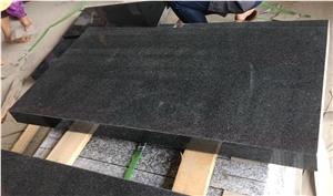 G654 Dark Grey Granite Upright Headstone Monument Tombstone