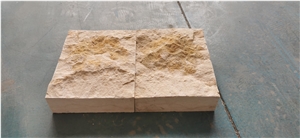 Imperial Beige Marble Mushroom Tile Natural Split Finish