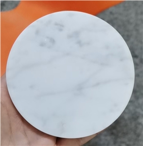 Marble Agate Stone Round Hexagon Marble Coaster Tray