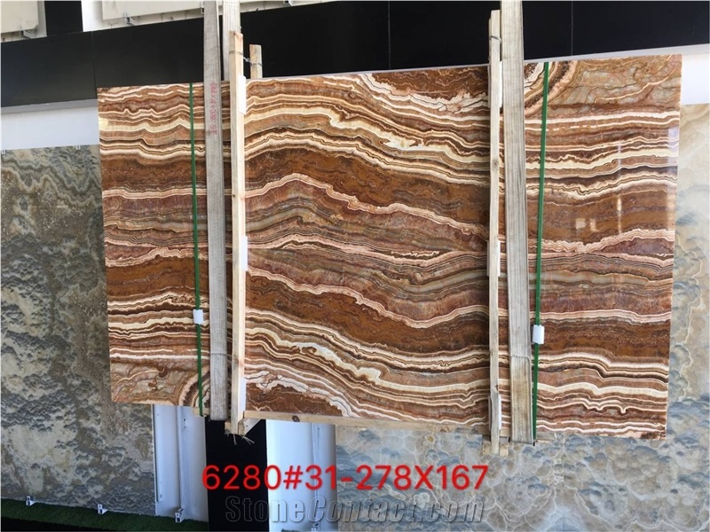 Red Onyx Slab-01