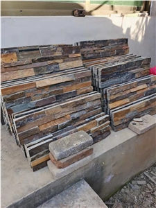 Rusty Slate Exterior Ledger Stone Stacked Stone Rock Veneer