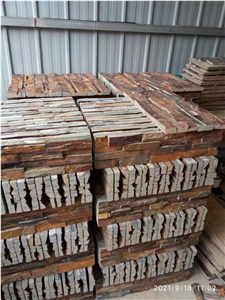 Rusty Slate Exterior Ledger Stone Stacked Stone Rock Veneer