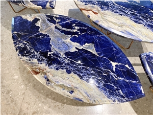 Sodalite Blue Granite Painting Mosaic Art Work