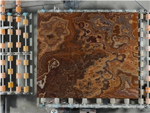 Turkish Tiger Onyx Red Onyx Slab