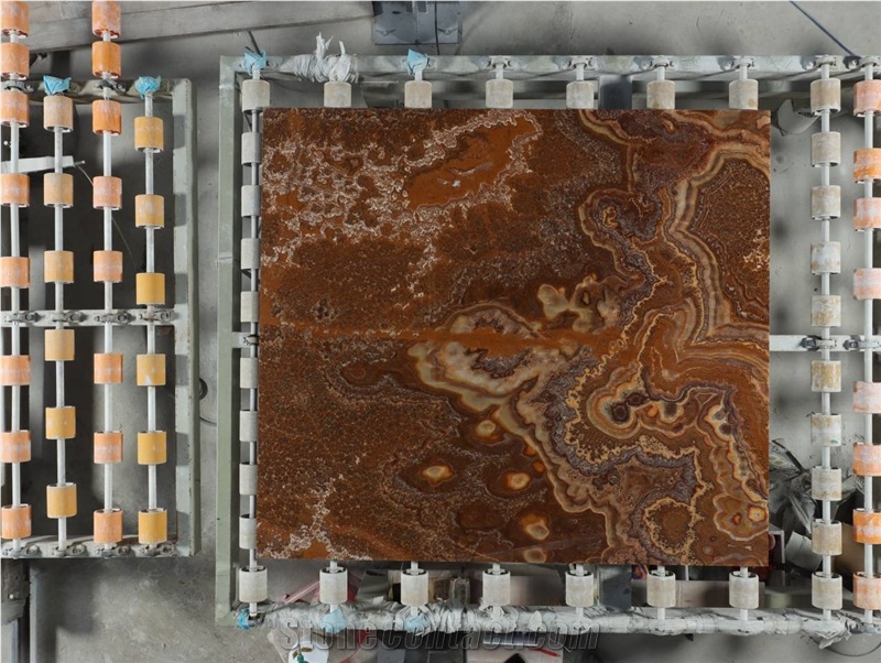 Turkish Tiger Onyx Red Onyx Slab