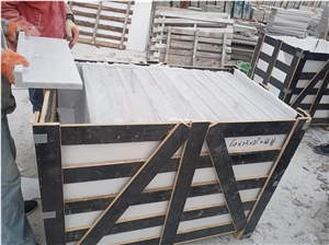 White Quartzite White Stone Drop Face Bullnose Swimming Pool