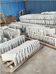 White Sandstone Mushroom Tile Corner Stone Facade Cladding