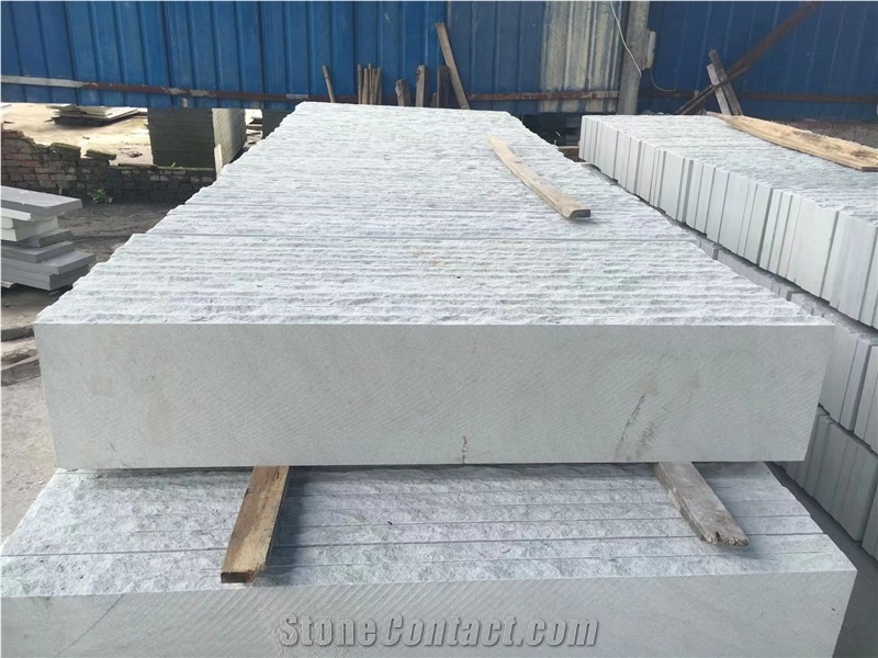 White Sandstone Mushroom Tile Corner Stone Facade Cladding
