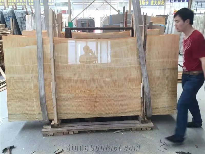 Yellow Onyx Honey Onyx Slab