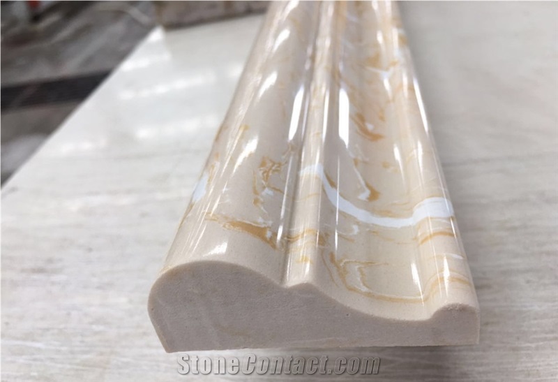 Artificial Marble Engineered Stone Floor Trim
