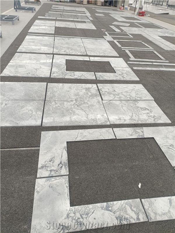 Grey Luxurious Brazilian Quartzite Polished Tiles & Slabs