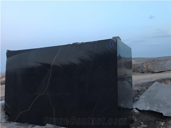 Black Spider Marble-Black Marble Blocks