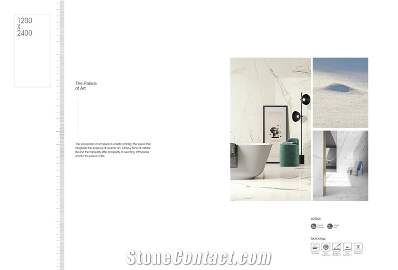 1200Mm X 2400Mm LARGE FORMAT SINTERED STONE