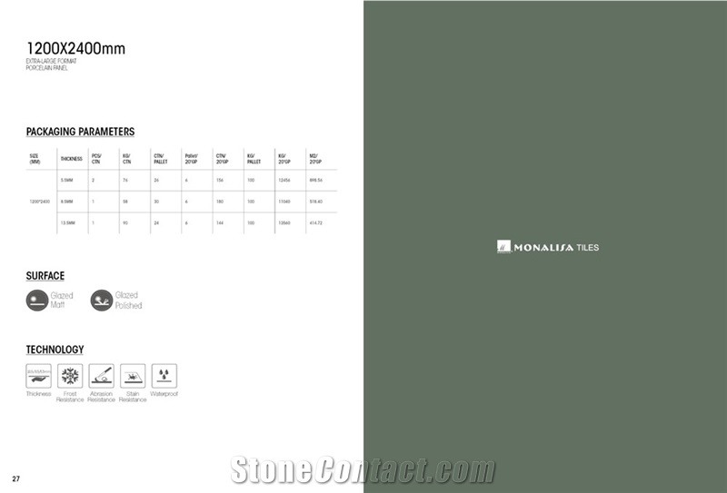 1200Mm X 2400Mm Sintered Stone 2