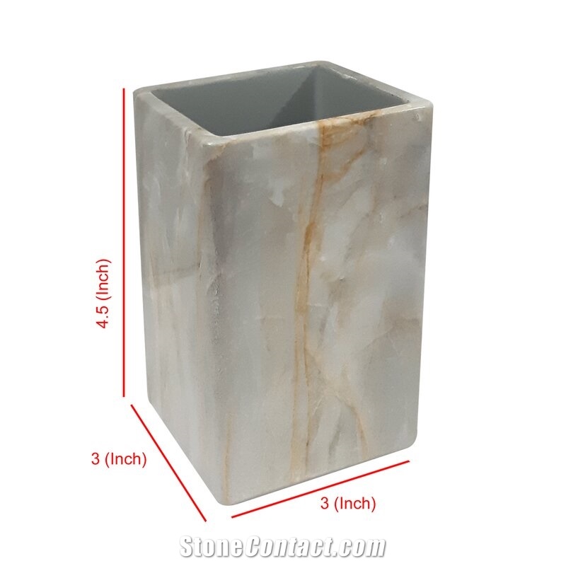 Artificial Onyx Bathroom Set Bath Accessories