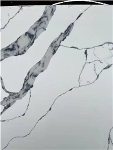 Calacatta New Design Quartz Stone Slab For Kitchen Top