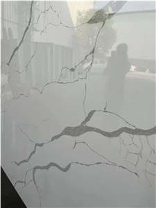 Calacatta New Design Quartz Stone Slab For Kitchen Top