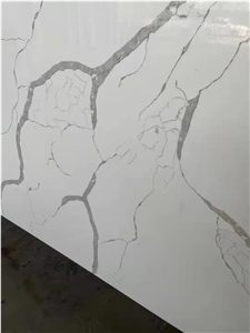 Calacatta New Design Quartz Stone Slab For Kitchen Top