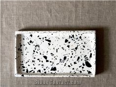 Terrazzo Around Tea Trays Plates Kitchen Decor