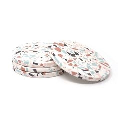 Terrazzo Artificial Around Coaster Kitchen Accessories