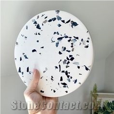 Terrazzo Artificial Around Coaster Kitchen Accessories