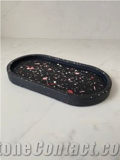 Terrazzo Tray Polished Multicolor Kitchen Set