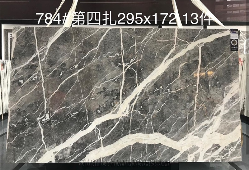 Carso Grey Marble Slab Floor Tile For Interior Design