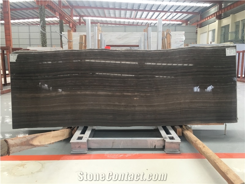 China Obama Wooden Marble Slab Floor Tile For Hotel