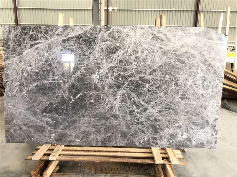 Hermes Grey Marble Polished Slab