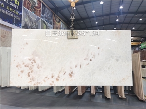High Quality White Onyx Transparent 3Cm Polished Slab