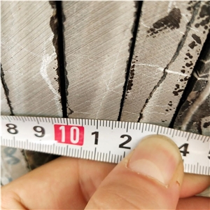 Ice Black Marble Polished Flower Century Ice Marble Slab