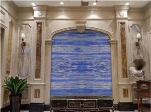 Natural Blue Sky Quartzite Wall Tile For Project
