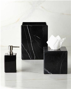 Natural Marble Design Hotel Bathroom Set Accessories