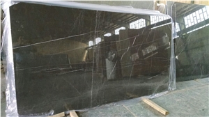 Pietra Grey Marble Polished Slab Wall Tile