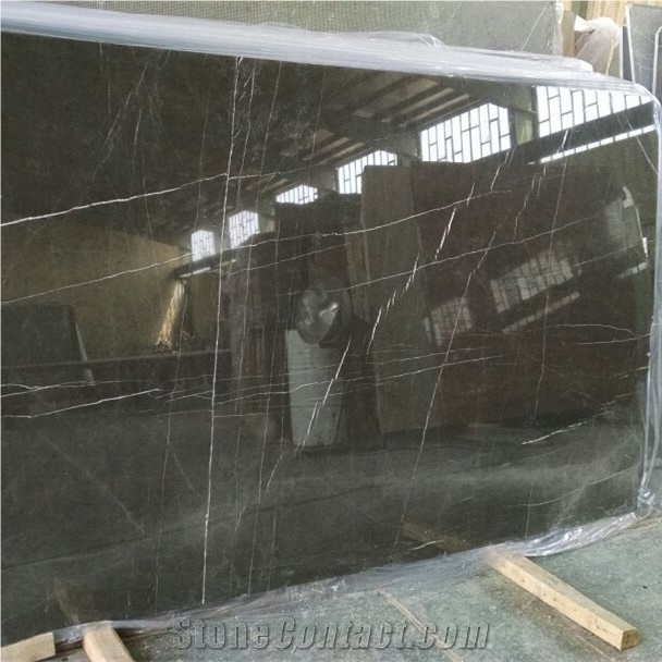 Pietra Grey Marble Polished Slab Wall Tile