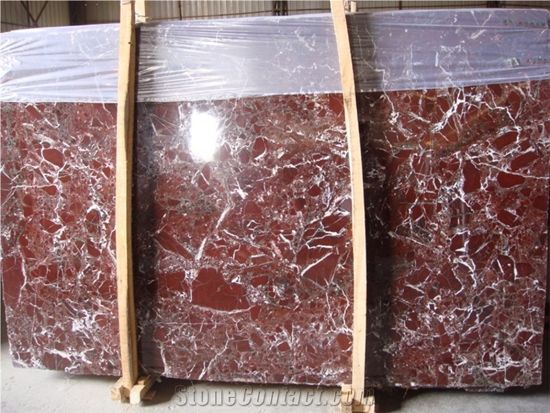 Rosso Levanto Marble Polished Slab Tiles Red Marble