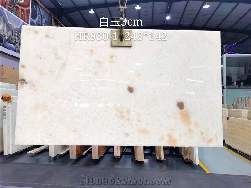 Transparent Super Quality White Onyx 3Cm Polished Slab