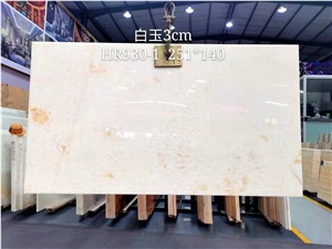 Transparent Super Quality White Onyx 3Cm Polished Slab