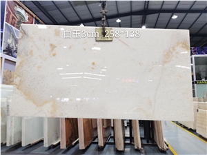 White Onyx Wall Cladding 3Cm Polished Slab Background