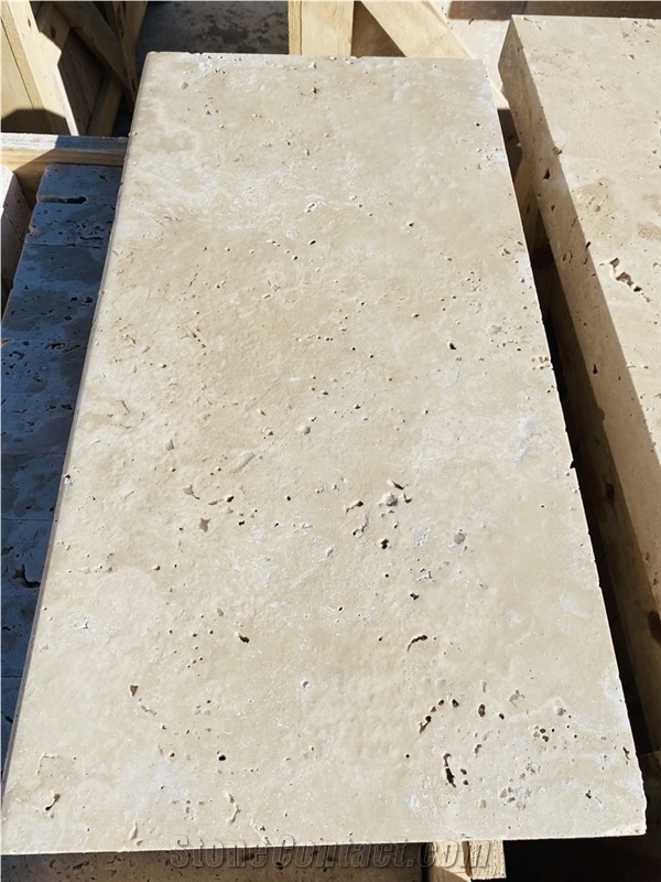 Ivory Travertine 5Cm Pool Coping