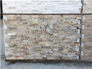 Ledger Corner Scabos Travertine