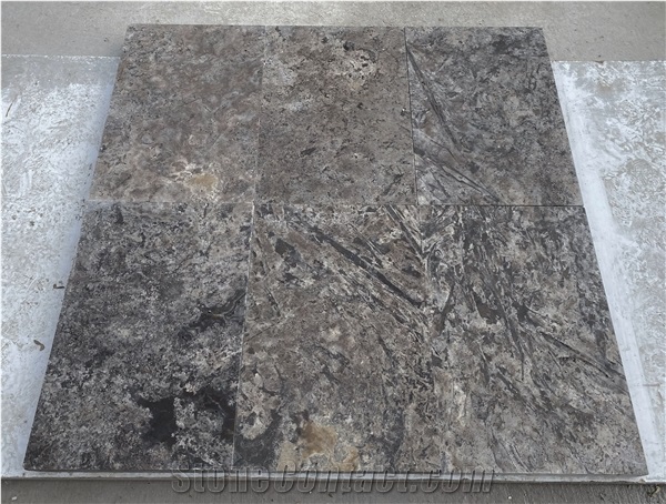 Silver Travertine 3Cm Pavers