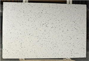 Beige And White Terrazzo Slab