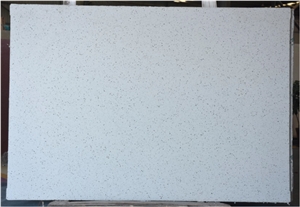White Color Terrazzo Slab