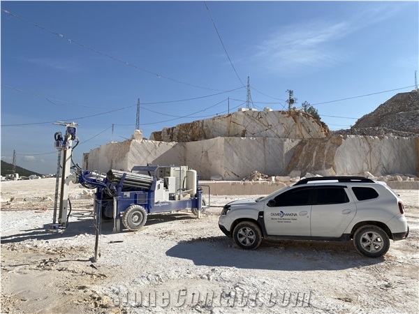 3 Wheel Drive Hydraulic Marble Quarry Drilling Machine