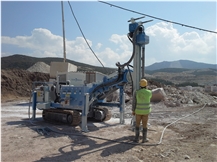 Crawler Hydraulic Rock Marble Quarry Drilling Machine
