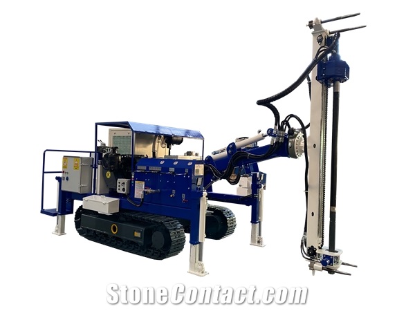 Crawler Hydraulic Rock Marble Quarry Drilling Machine