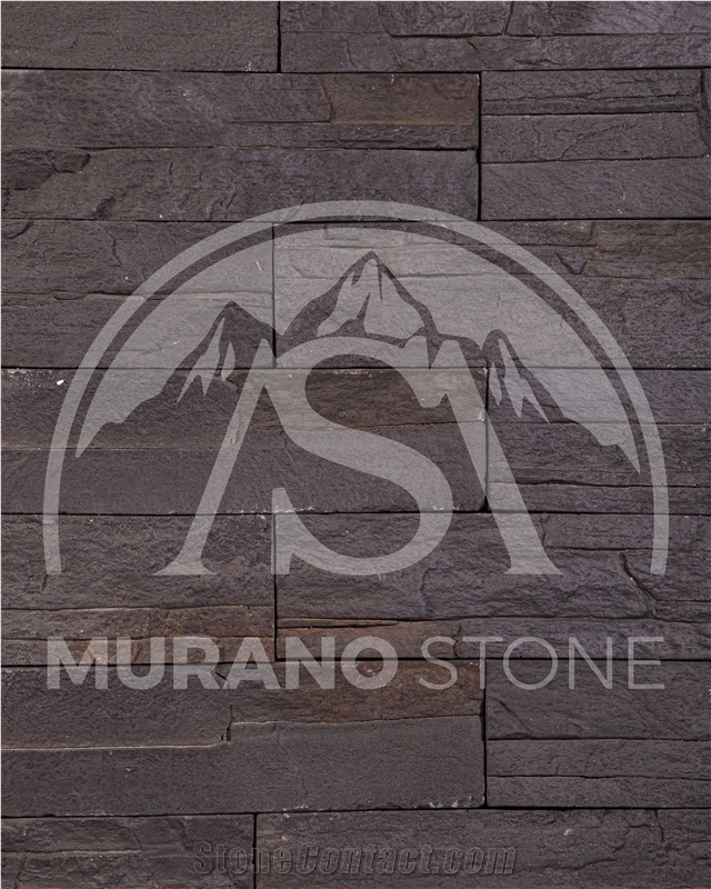 Colorado Black Flat Stone Veneer